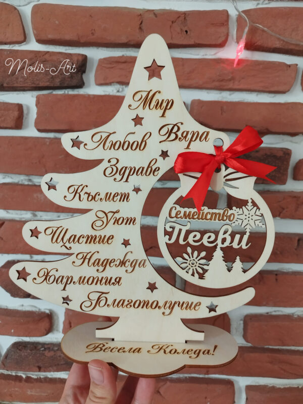 Елха с благопожелания